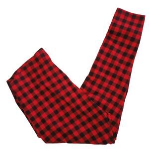 Old Navy Buffalo Plaid Red Black Lounge Pants XL